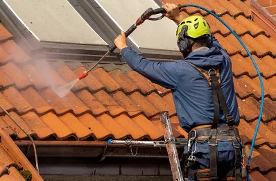 Démoussage et hydrofuge de toiture à Aussillon